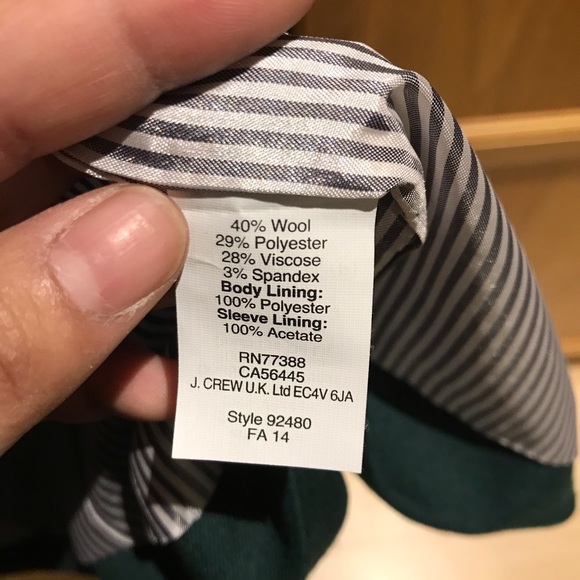 Jcrew schoolboy blazer next to new forest green - Picture 4 of 7